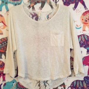 White long sleeve shirt